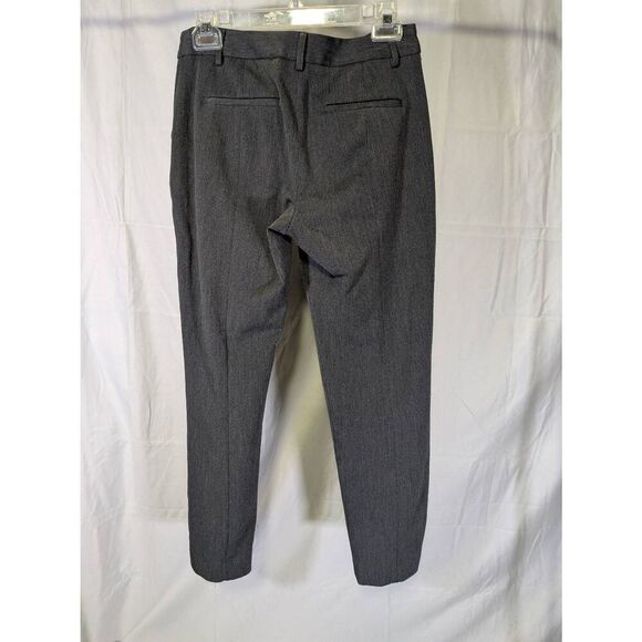 Express Columnist Ankle Mid Rise Pants Size Gray Flat Front Pockets Womens Size - Picture 3 of 6